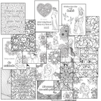 Páginas para Colorear con Afirmaciones para el Embarazo – PDF Imprimible