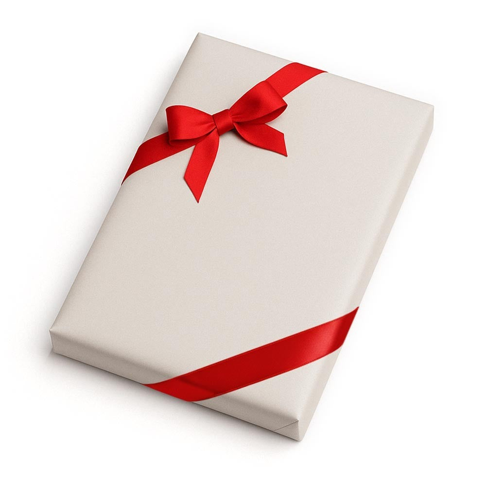 Optional Faux Leather Journal Gift Wrapping