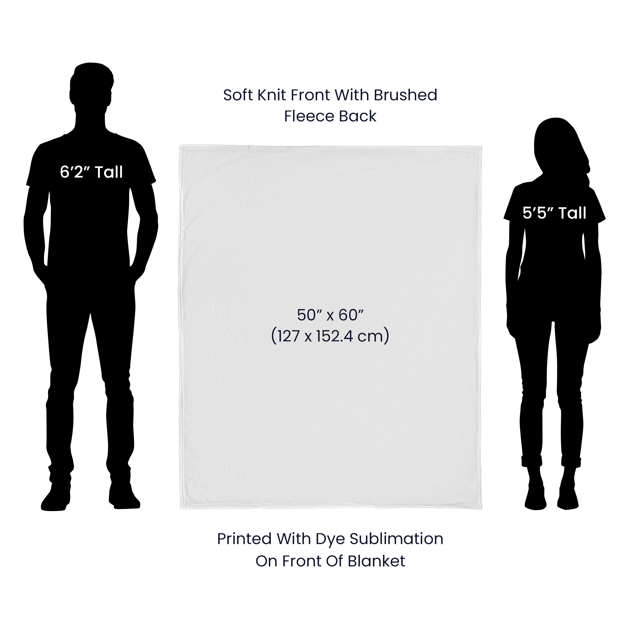 Birth Affirmations Blanket Galaxy 50" x 60"